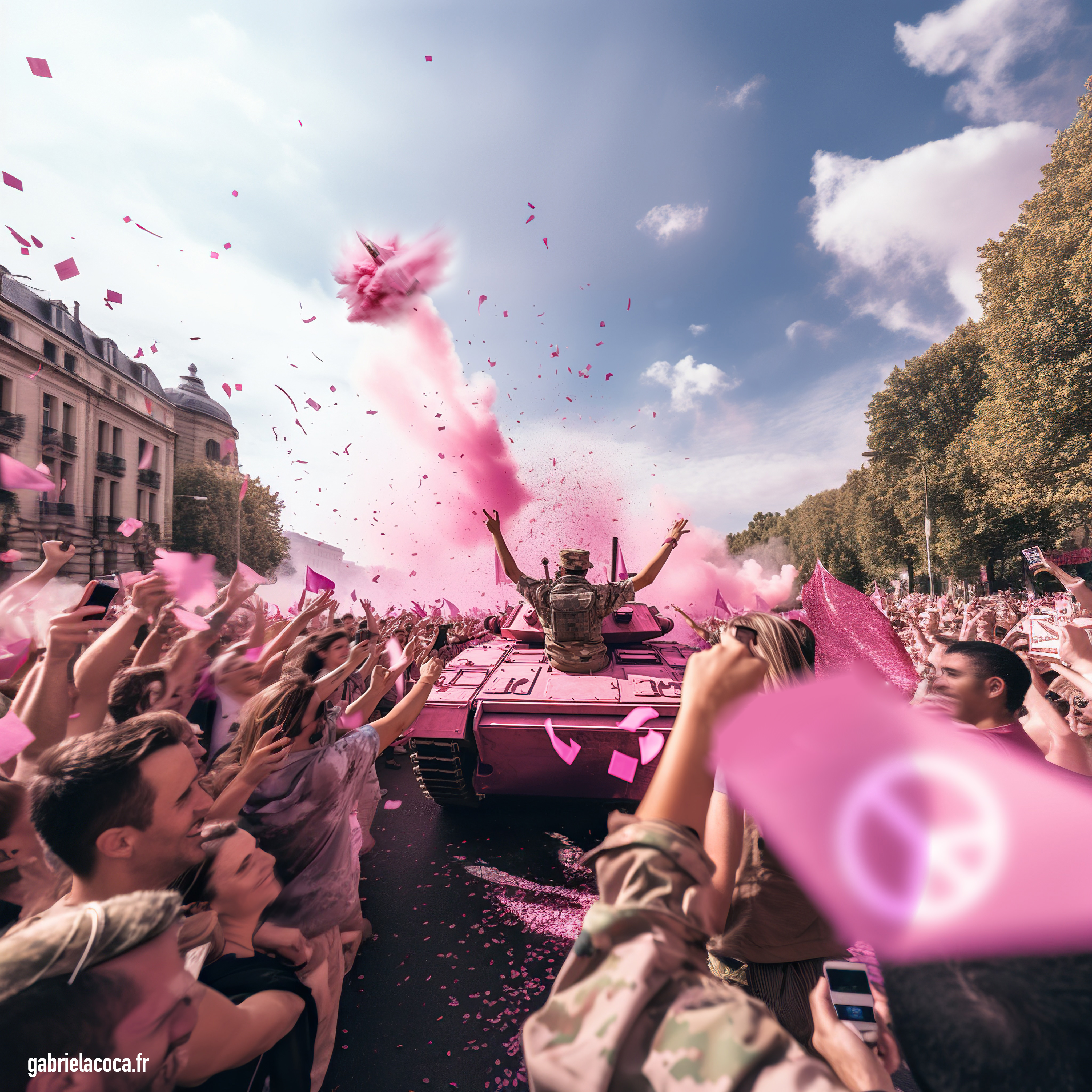 defile militaire du 14 juillet - deep fake