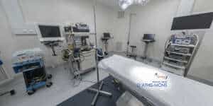 Visite virtuelle hôpital privé - Salle de soins moderne 360