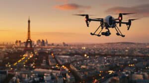 Photo 360 drone - vue aérienne immersive d'un domaine
