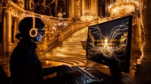 visite virtuelle non-voyants Opéra Garnier navigation clavier casque audio