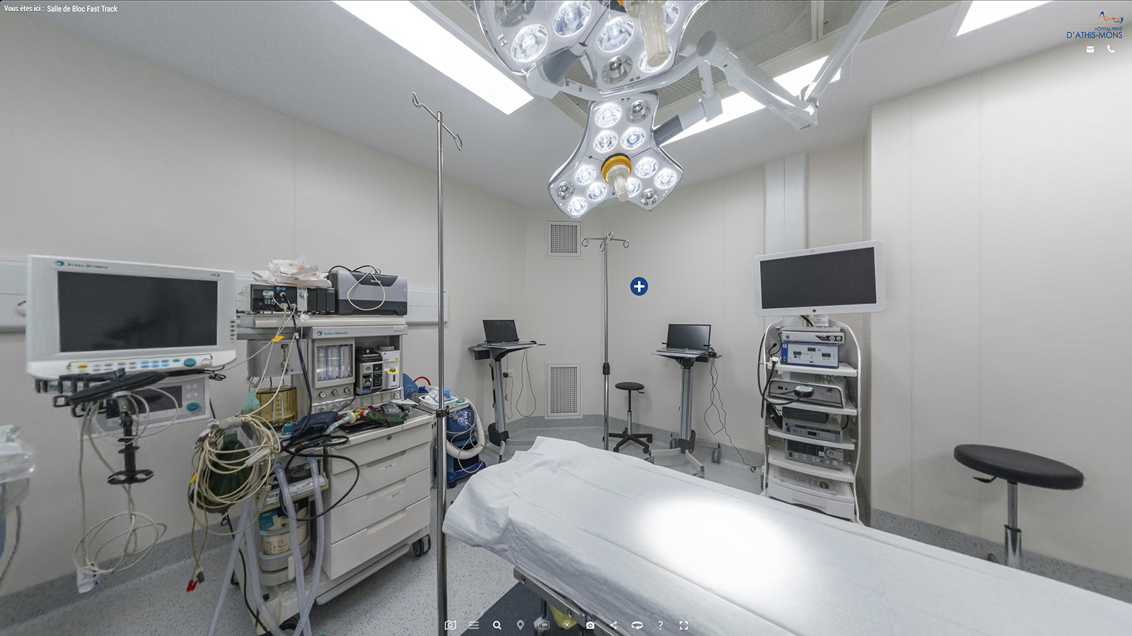 Visite virtuelle hôpital privé Athis-Mons