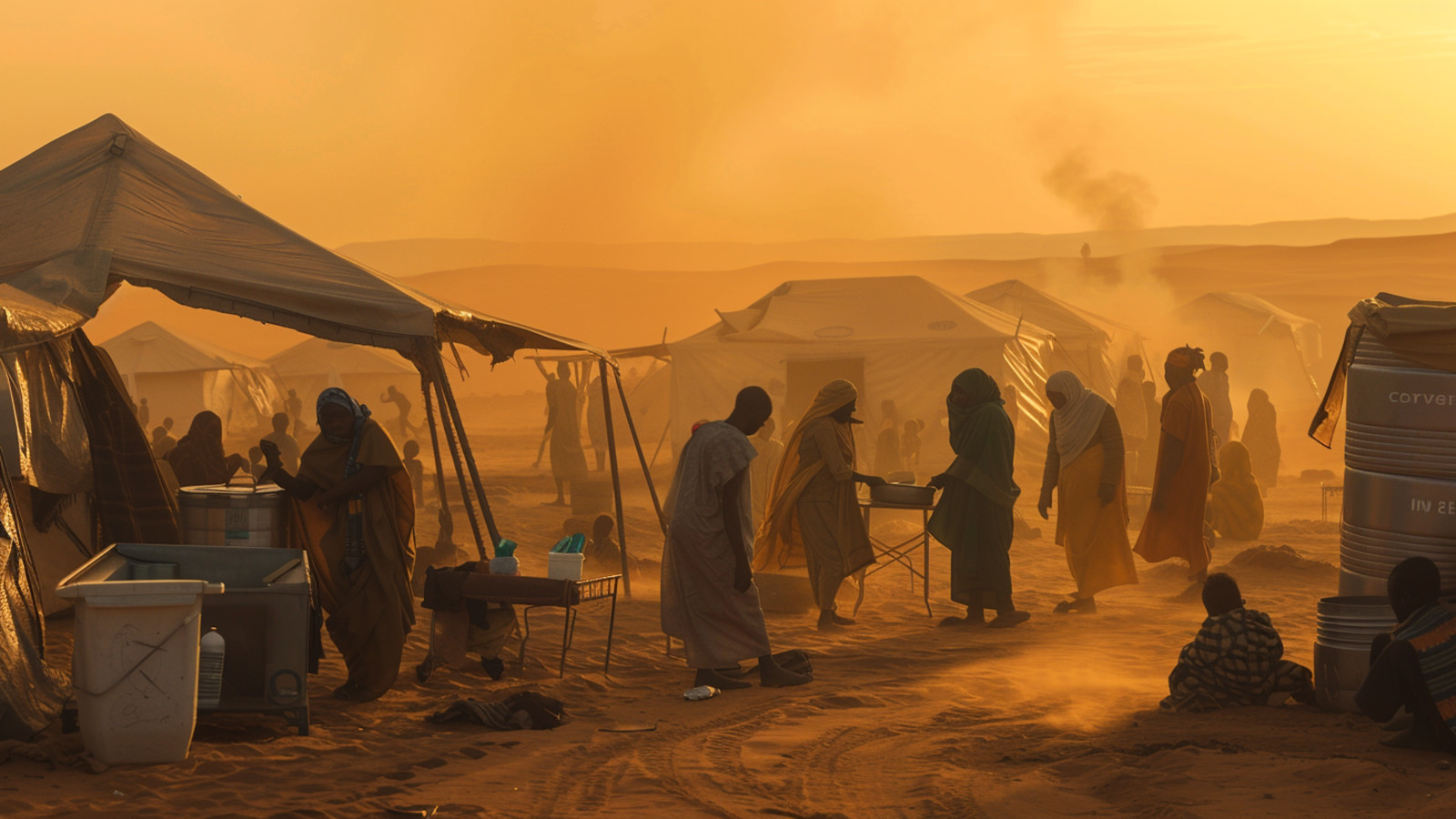 Visite virtuelle humanitaire UNICEF — camp de renutrition Niger en 360°