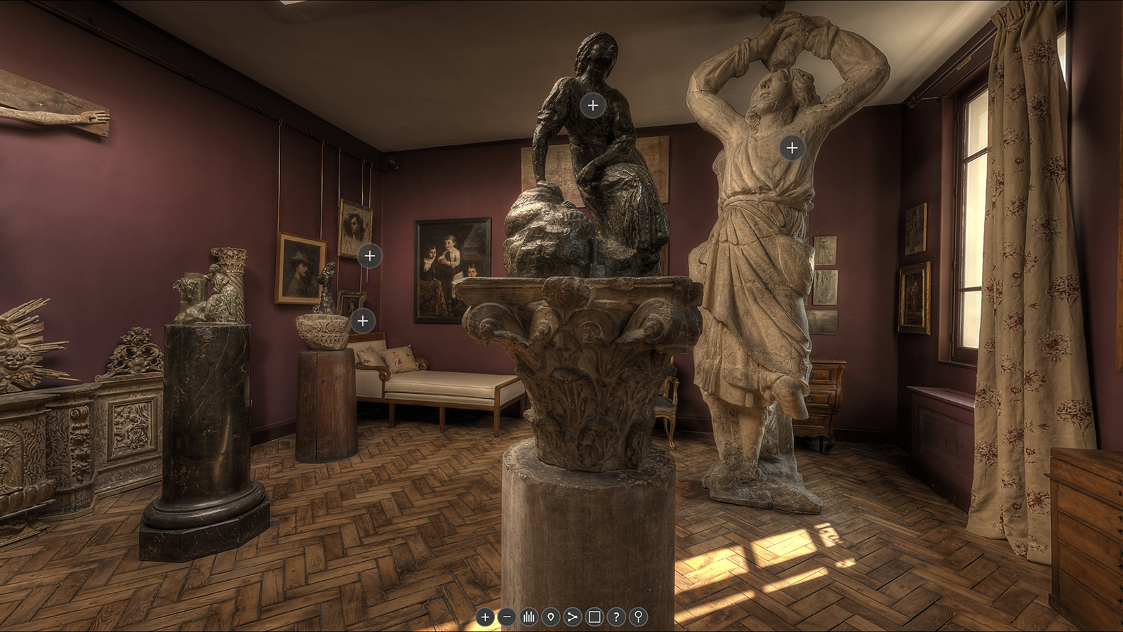 Visite virtuelle Musée Bourdelle — Cliquez pour explorer l'atelier du sculpteur en 360°