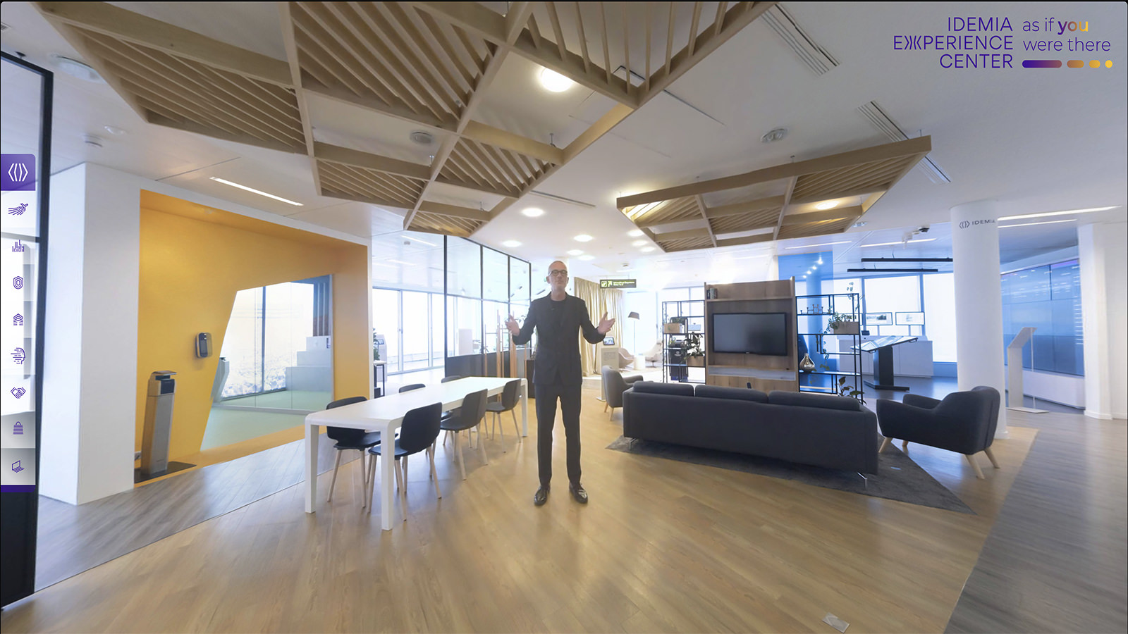 Visite virtuelle showroom IDEMIA