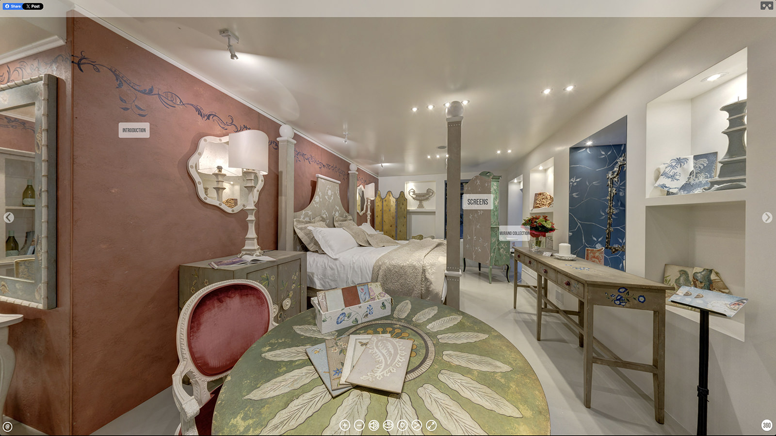 Visite virtuelle showroom Porte Italia Venezia