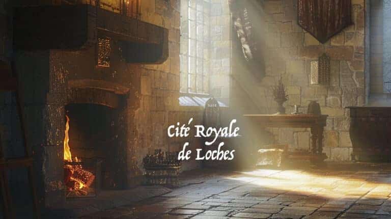 Visite virtuelle accessible Cité Royale de Loches avec Immerson : navigation au clavier, panorama 360° du Logis royal